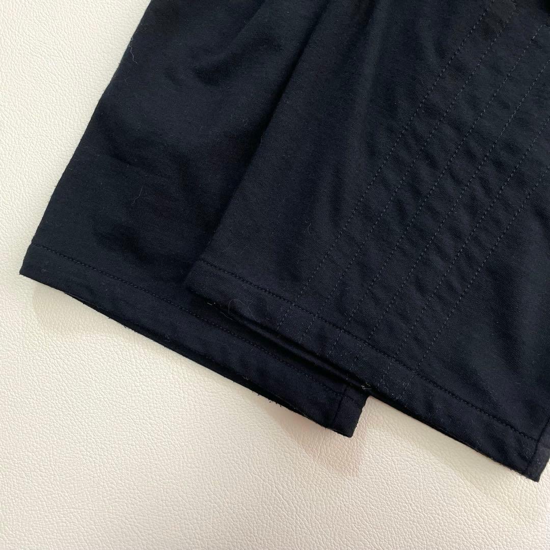 6264 Y-3 サルエルパンツ　ルーズシルエットパンツ　ブラック スリーライン