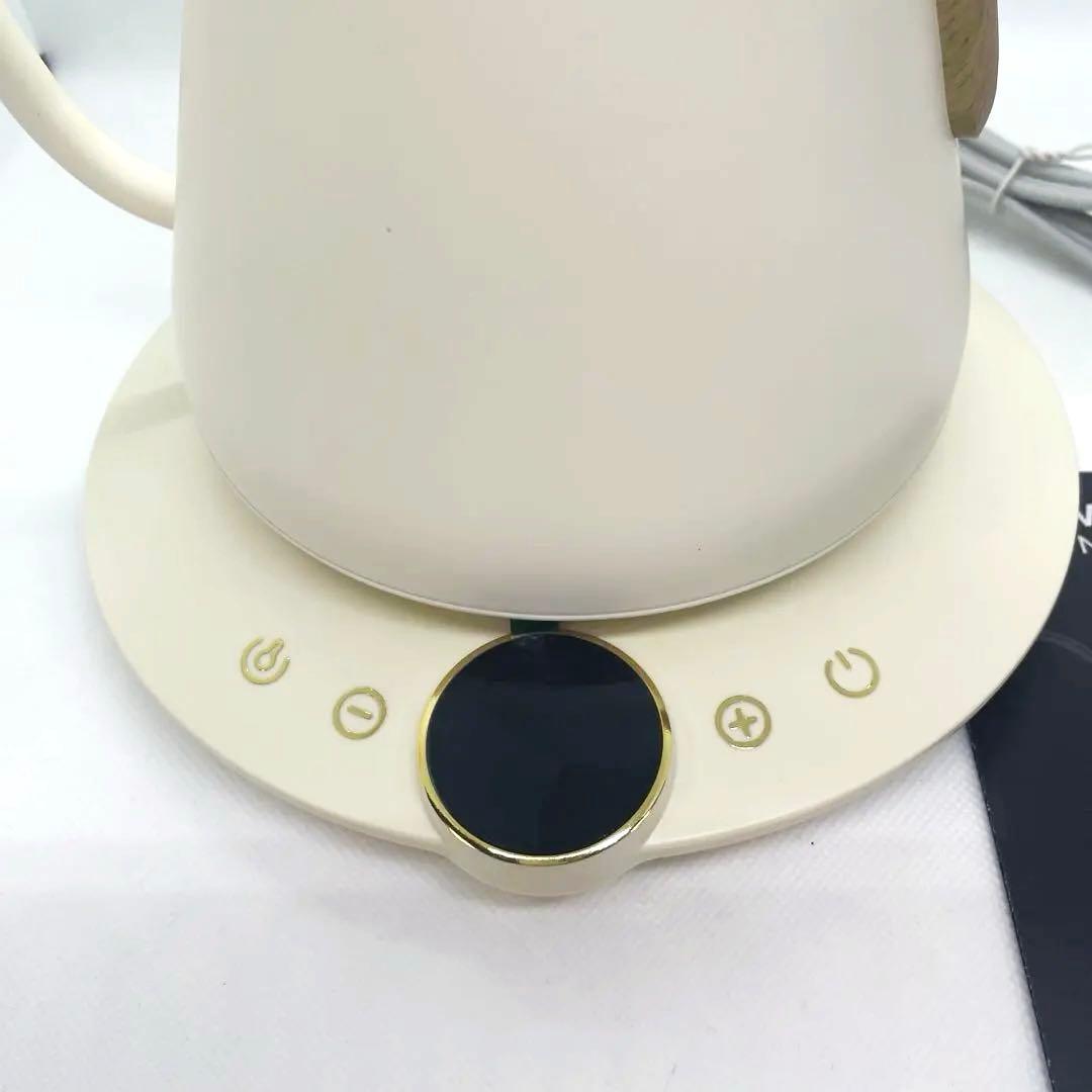 Epeiosエペイオス ケトル 電気ケトル 温度調節 保温 電気ポット　ホワイト