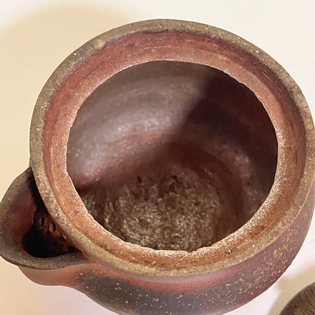 備前焼　作家物　宝瓶　急須　茶器　茶道具　龍