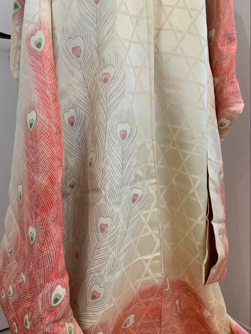 振袖　大正ロマン　昭和レトロ　アンティーク　羽織り　着物　道行　和洋折衷