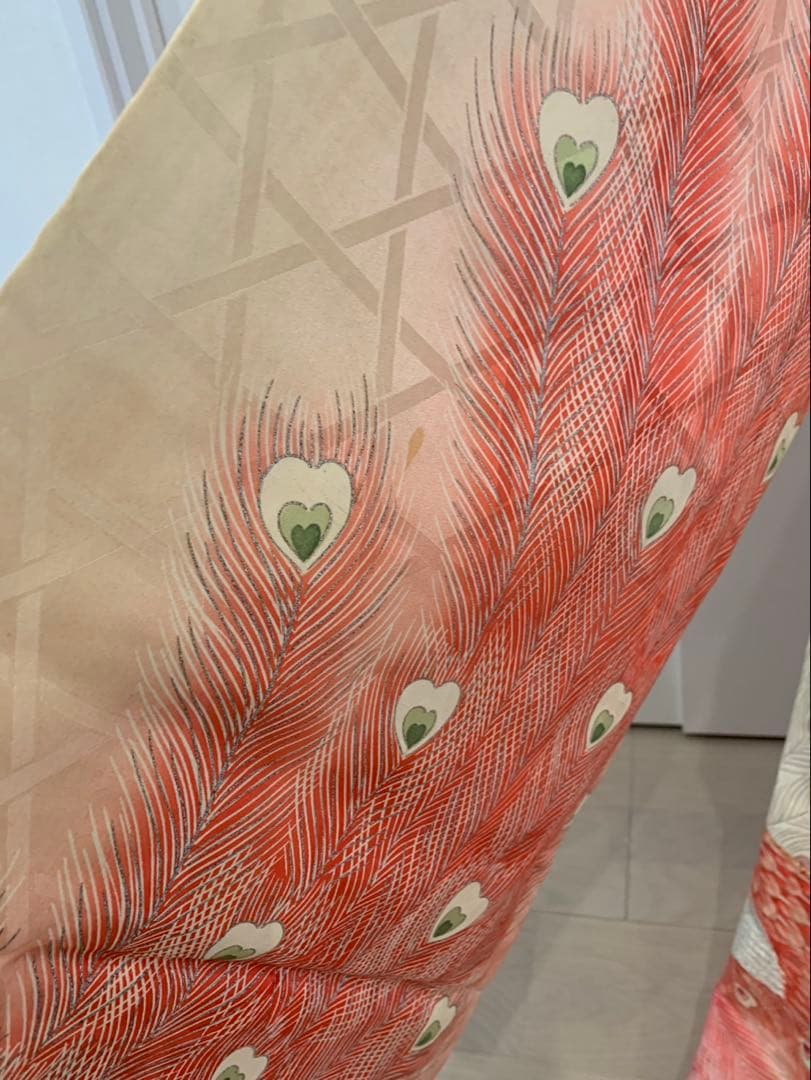 振袖　大正ロマン　昭和レトロ　アンティーク　羽織り　着物　道行　和洋折衷