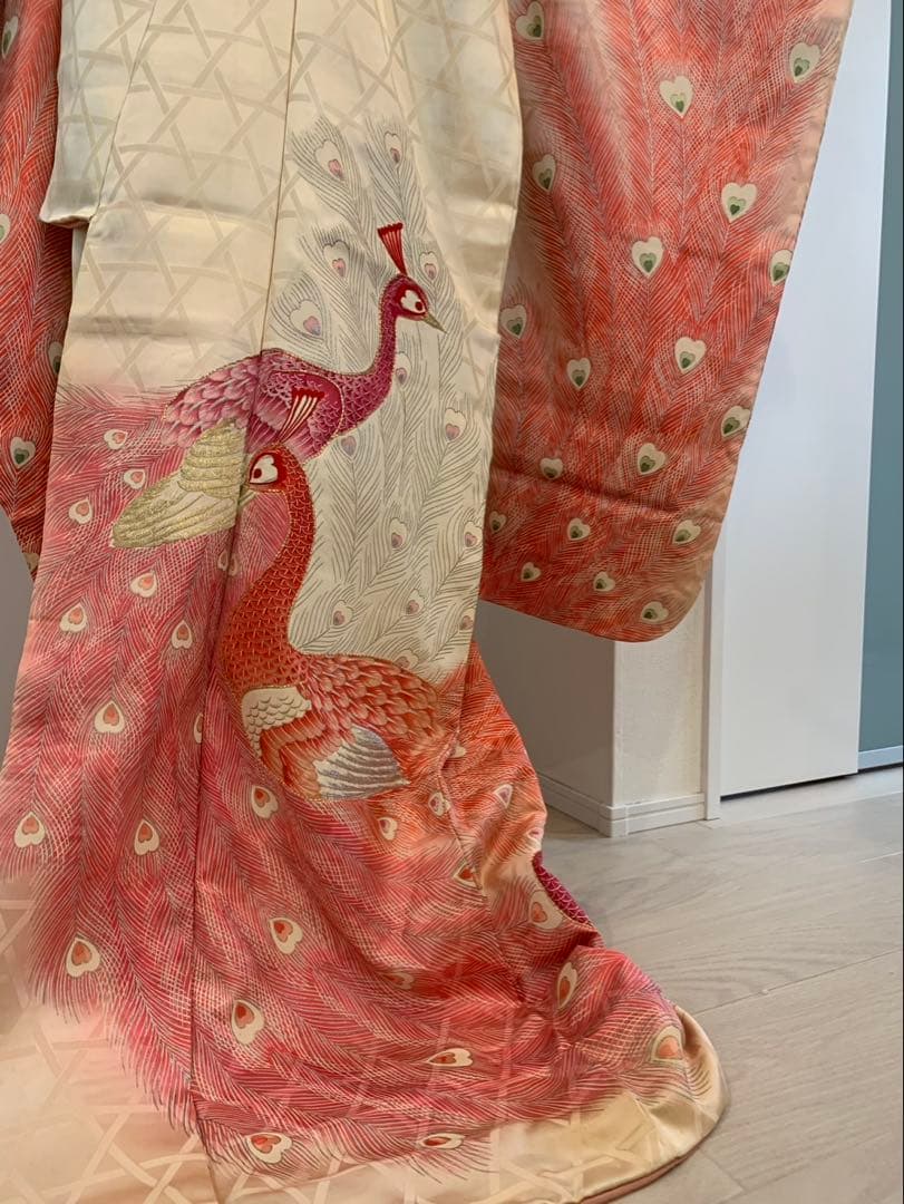 振袖　大正ロマン　昭和レトロ　アンティーク　羽織り　着物　道行　和洋折衷