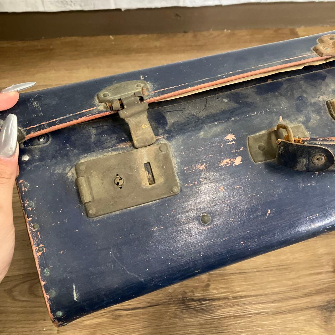 A-1 昭和レトロ アンティーク トランクケース 昭和15年購入 当時物 古道具