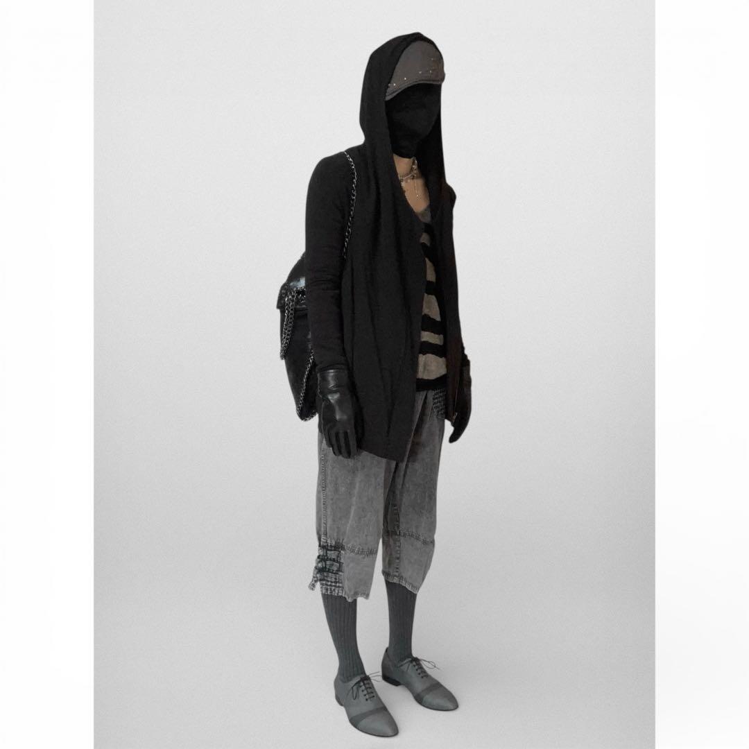 小物 CONTRAST LEATHER GLOVE (BLACK) 777T