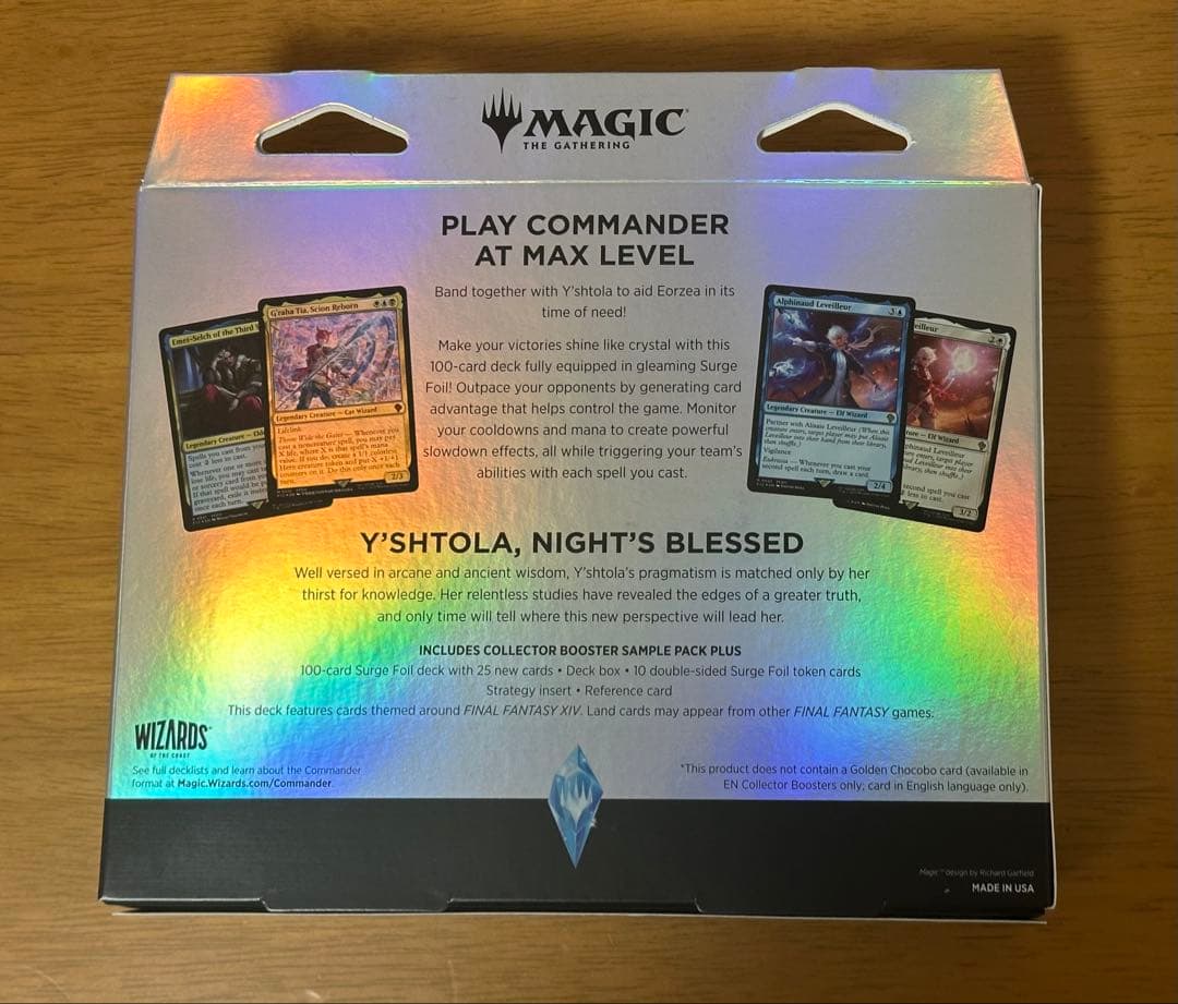 MTG×FF コレクター版統率者デッキ　英語版　「サイオンズ・スペル」