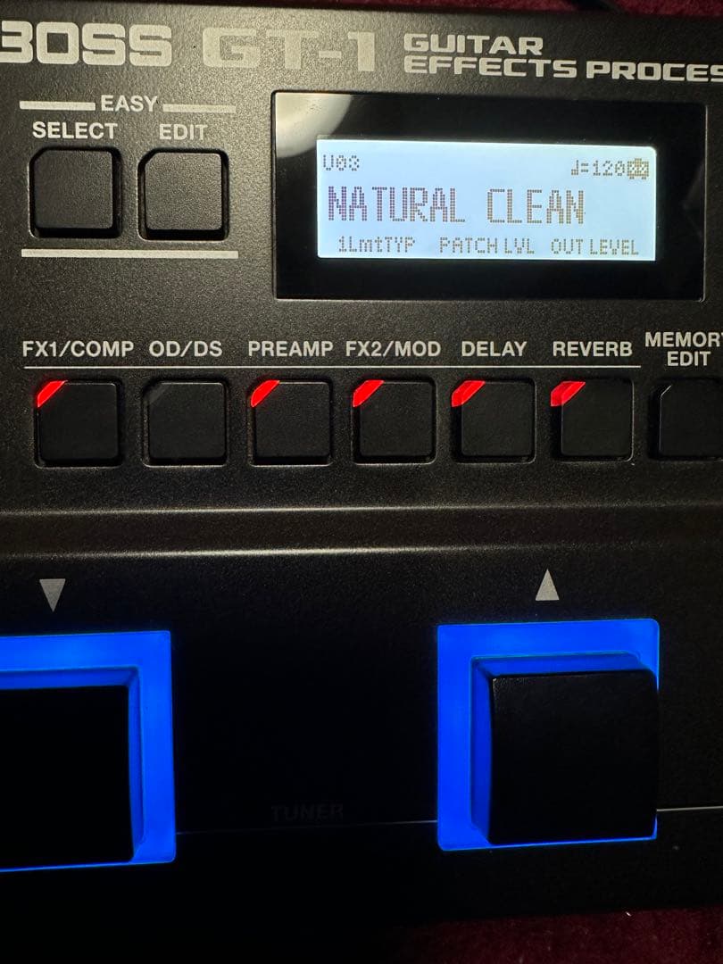 BOSS GT-1 エフェクターと教科書セット