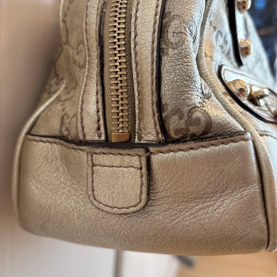 GUCCI GGキャンバスミニボストンバッグ