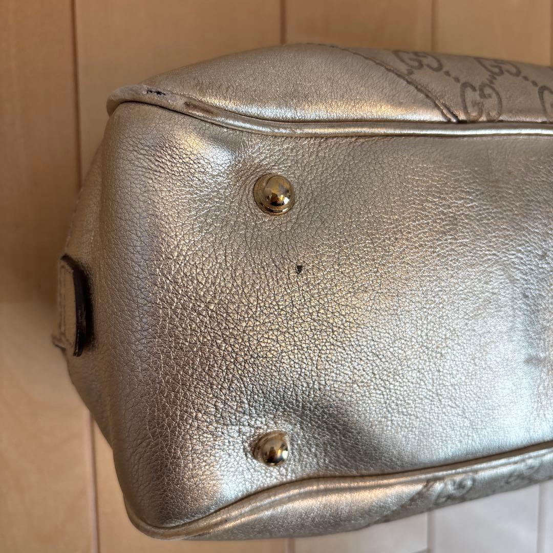 GUCCI GGキャンバスミニボストンバッグ