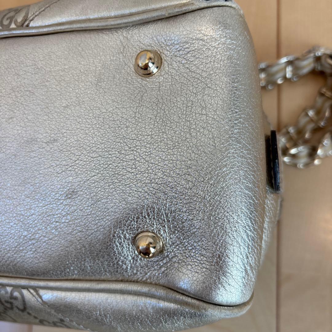 GUCCI GGキャンバスミニボストンバッグ