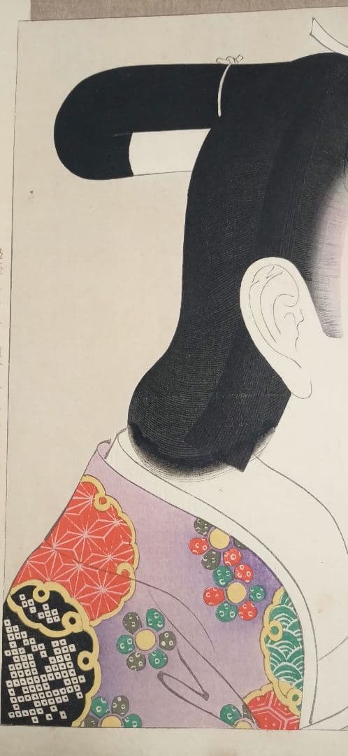 浮世絵版画、時代かがみ（寛文の頃)橋本周延画明治30年6月5日出版