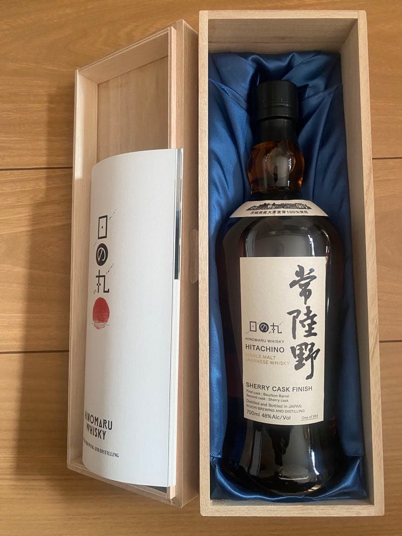 日の丸ウイスキーシングルモルト　常陸野シェリーカスクフィニッシュ　木内酒造