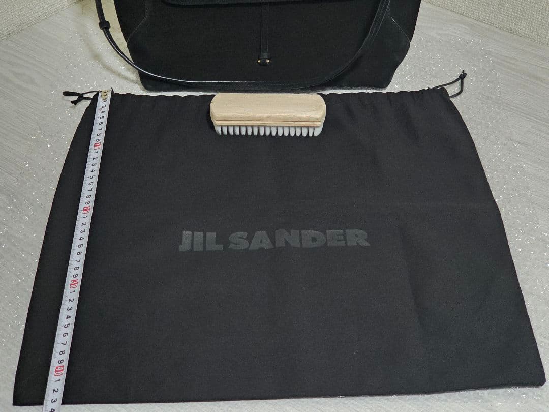 JIL SANDER ジルサンダー スエード ブラック ワンショルダーバック