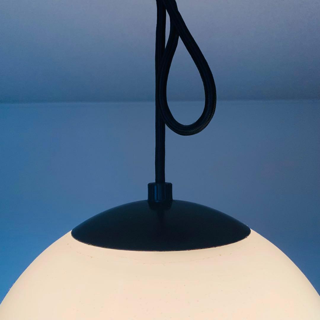 乳白 ガラス ライト 球型  東芝 電傘 大正ロマン 昭和レトロ ガラスシェード