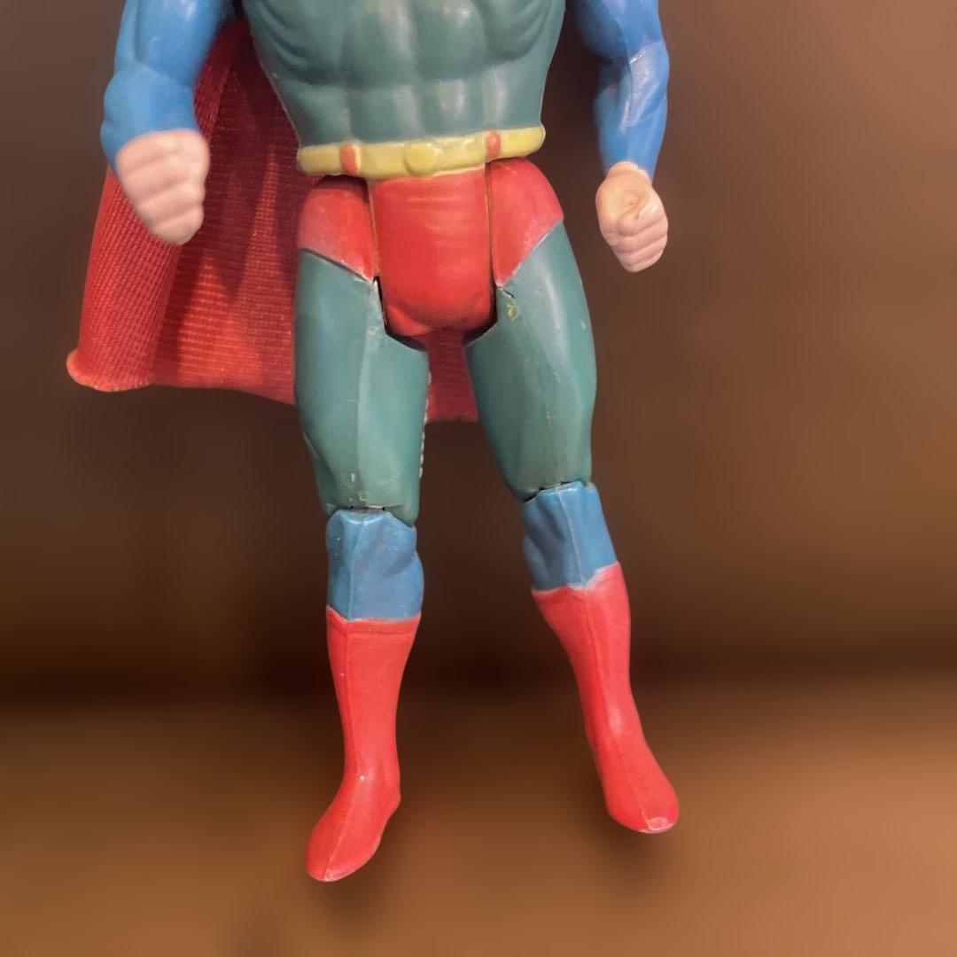 1984年ビンテージスーパーマン フィギュア 約15cm 赤ケープ