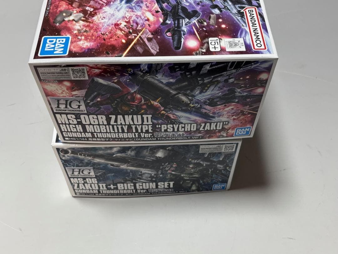 【サンボル4点】HG フルアーマー サイコザク ビッグガン アトラス