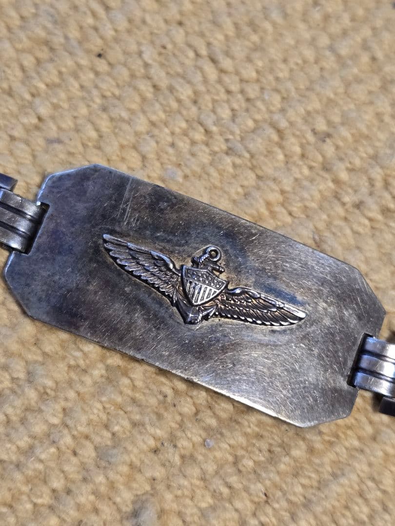 USN U.S.NAVYヴィンテージブレスレット IDブレスレット