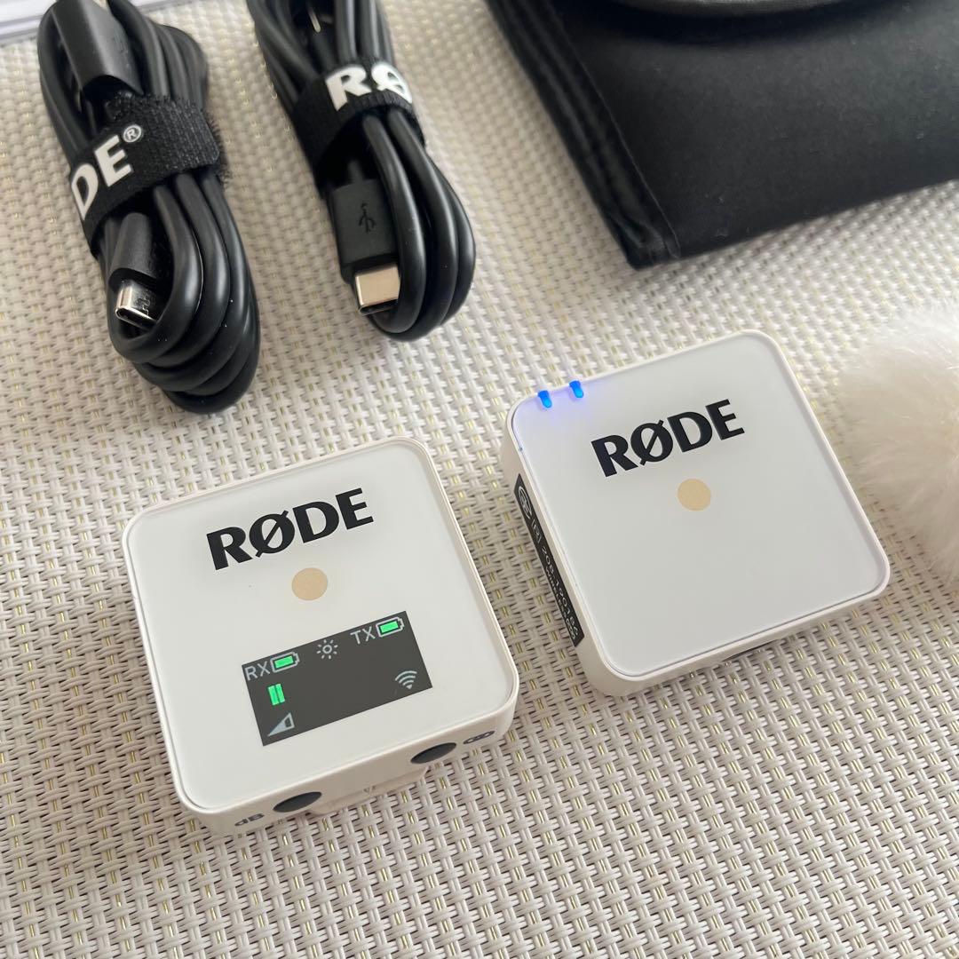【付属品全揃い】 RØDE Wireless GO ホワイト