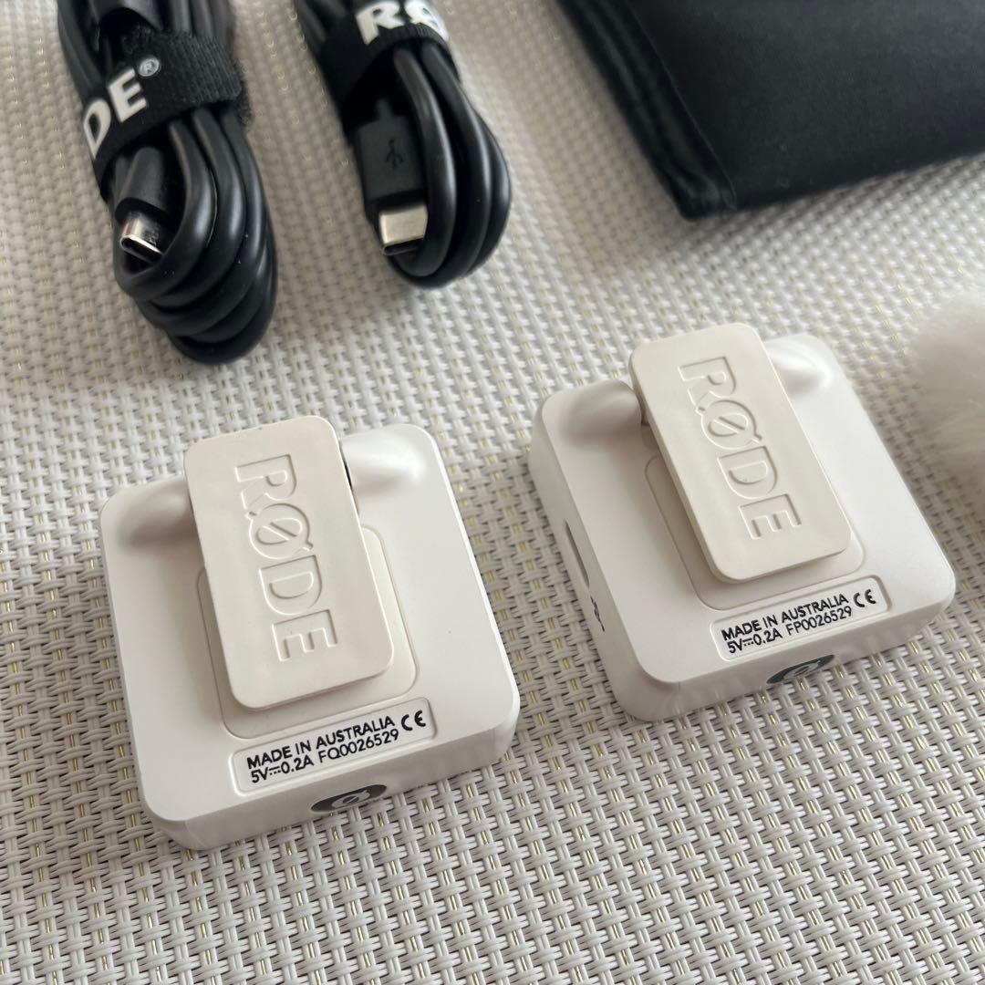 【付属品全揃い】 RØDE Wireless GO ホワイト