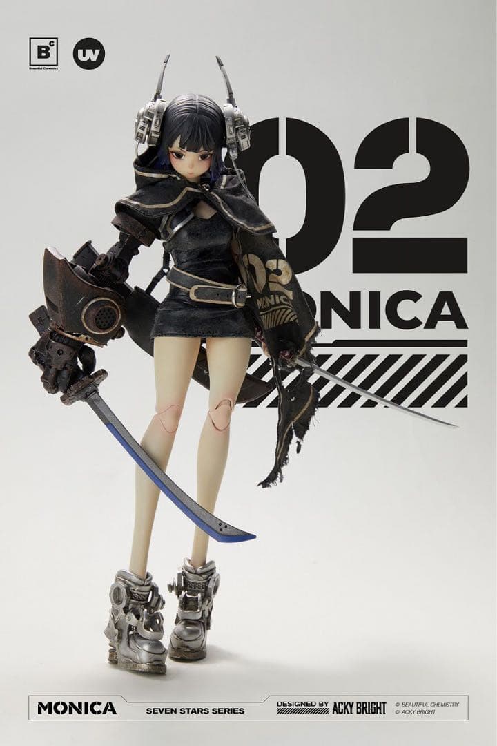 【新品未開封】Acky Bright 02 MONICA 可動フィギュア
