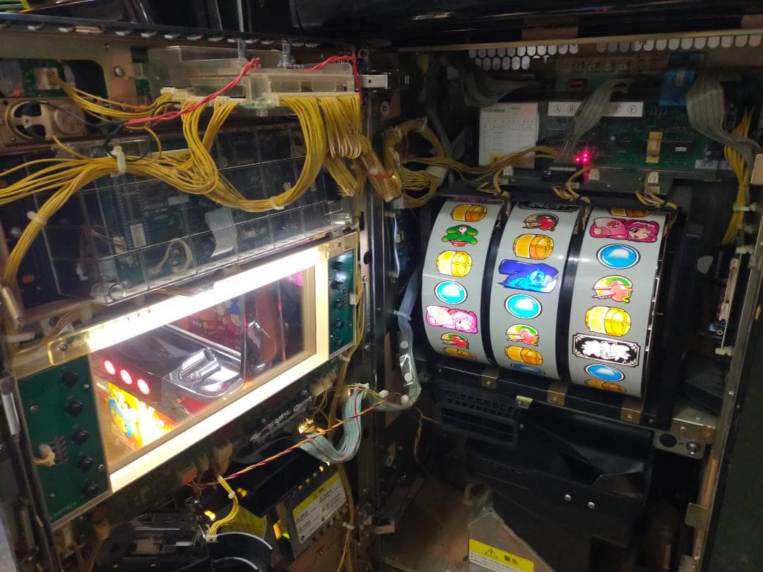 パチスロ実機 吉宗 吉宗パネル 4号機 不要機・ボリューム付き 家庭用電源