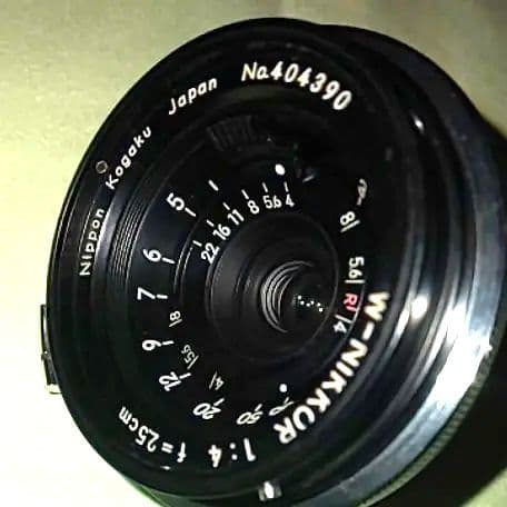 ニコン W-ニッコール2.5cmf4ブラック後期型 ファインダー付き