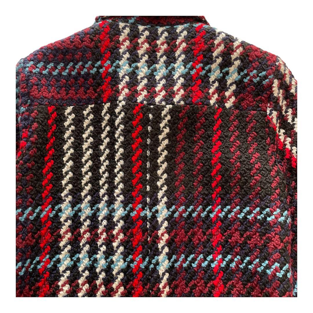 Desigual デシグアル　チェック　コート　チェスターコート　マルチカラー