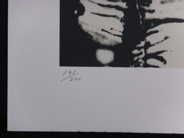 池田満寿夫　サイン『Half of Marilyn』ミクストメディア 0422A