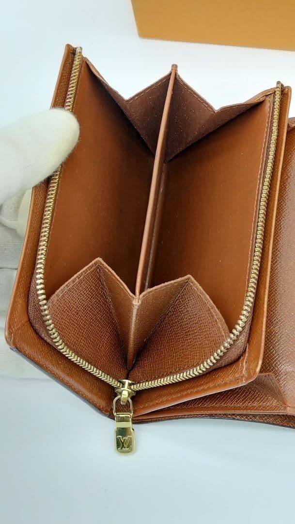 【美品】LOUIS VUITTON 二つ折り財布 モノグラム