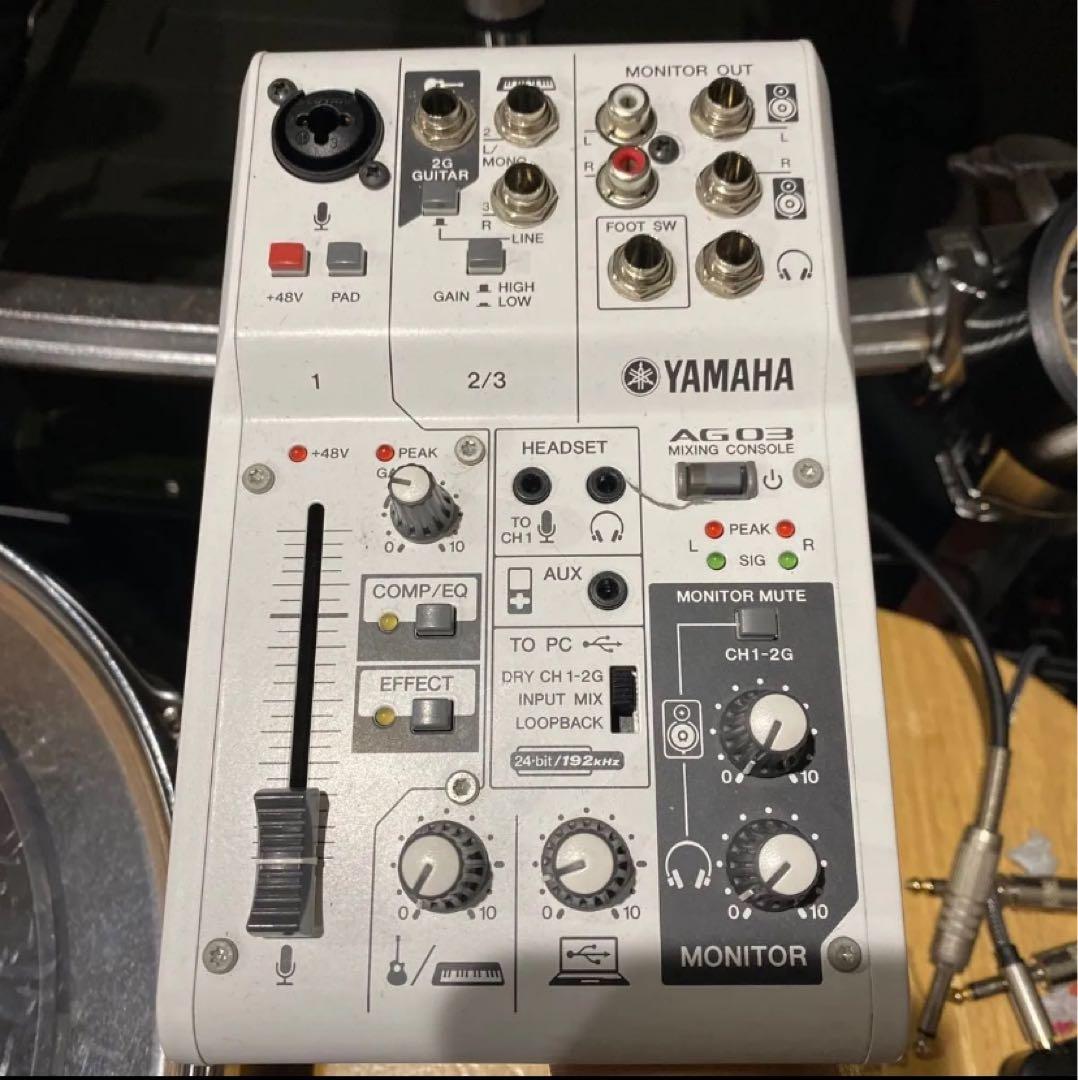 YAMAHA AG03 ミキサー　ケース付き