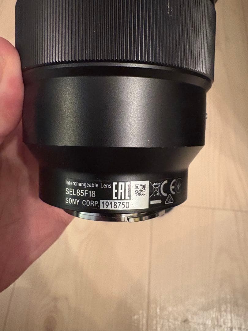 SONY SEL85F18 85mm F1.8 単焦点レンズ