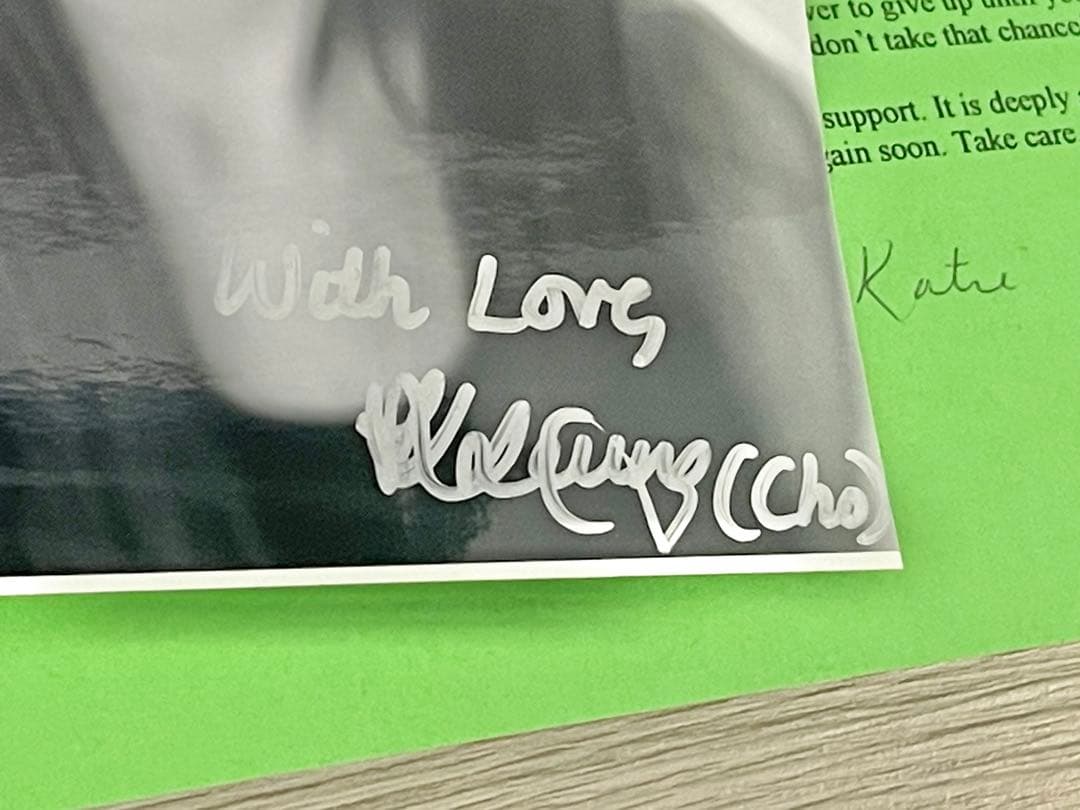 ハリーポッター チョウ・チャン 直筆サイン ケイティ・リュウ・ロング 2005年