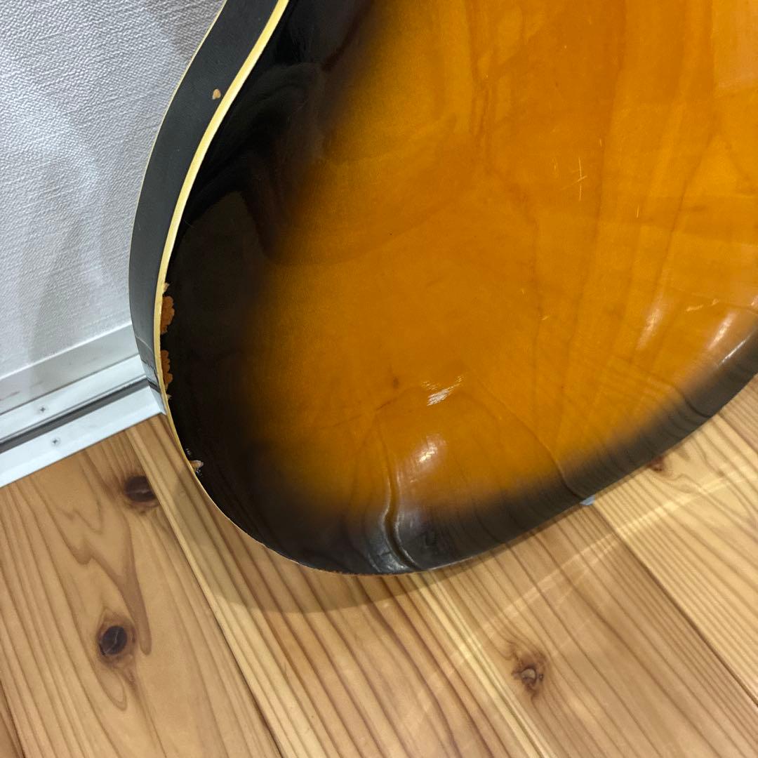 【ジャンク】Sekova サンバースト セミアコースティックギター