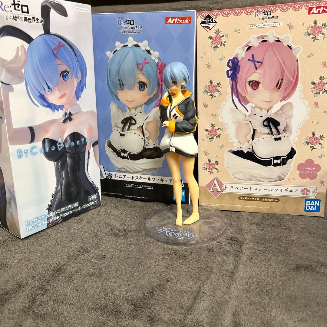 レム・ラム アートスケール他フィギュアセット