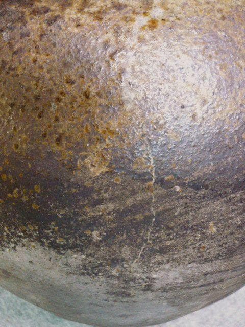 自然釉 常滑焼 壷 [B31489]