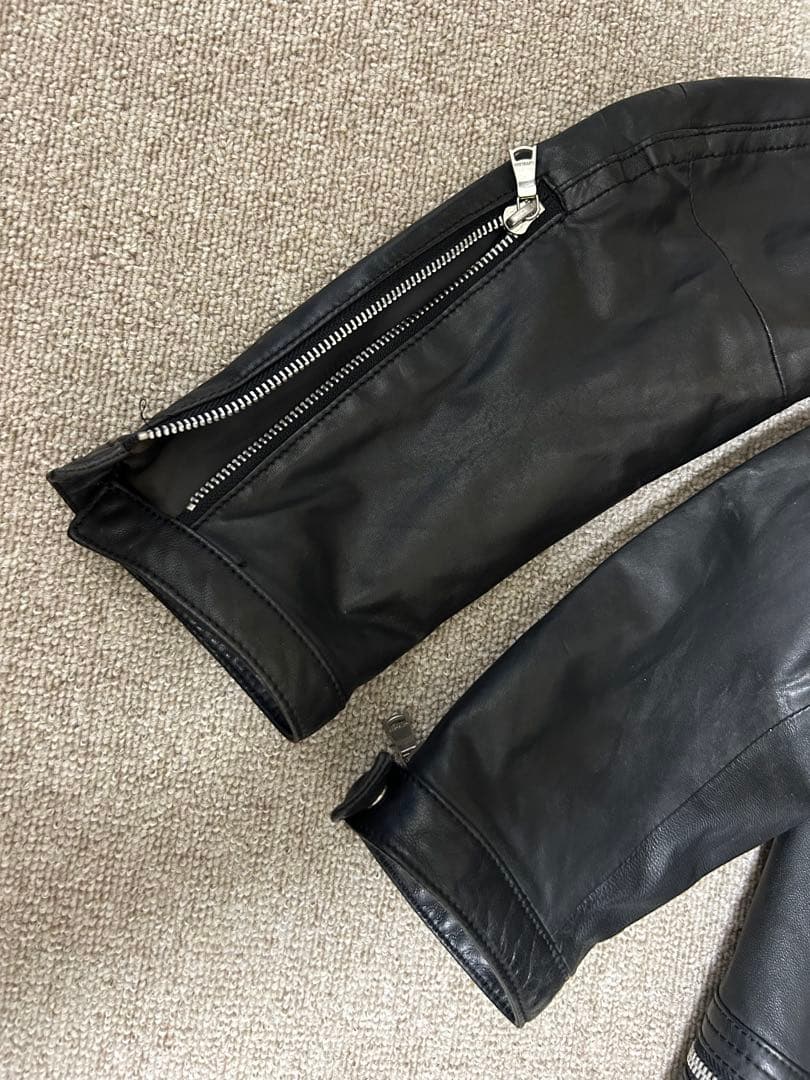 LOVELESS シングルライダースジャケット ブラック