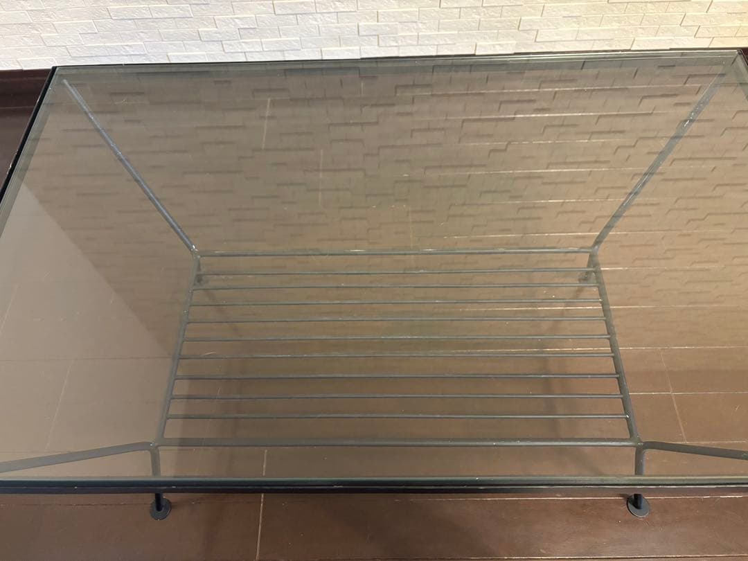 ★よこ★unico(ウニコ) EDDYガラステーブル ローテーブル