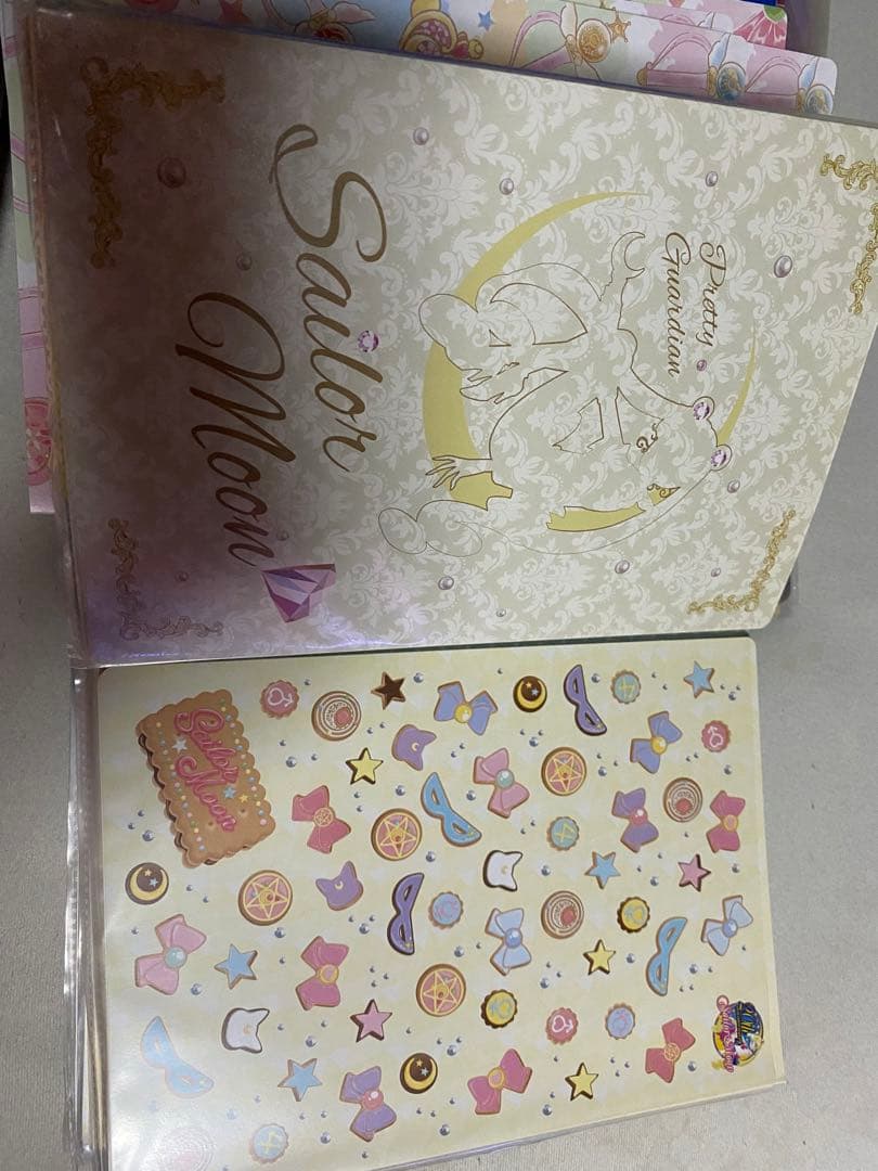 セーラームーン シール クリアファイルセット ブックマーカー