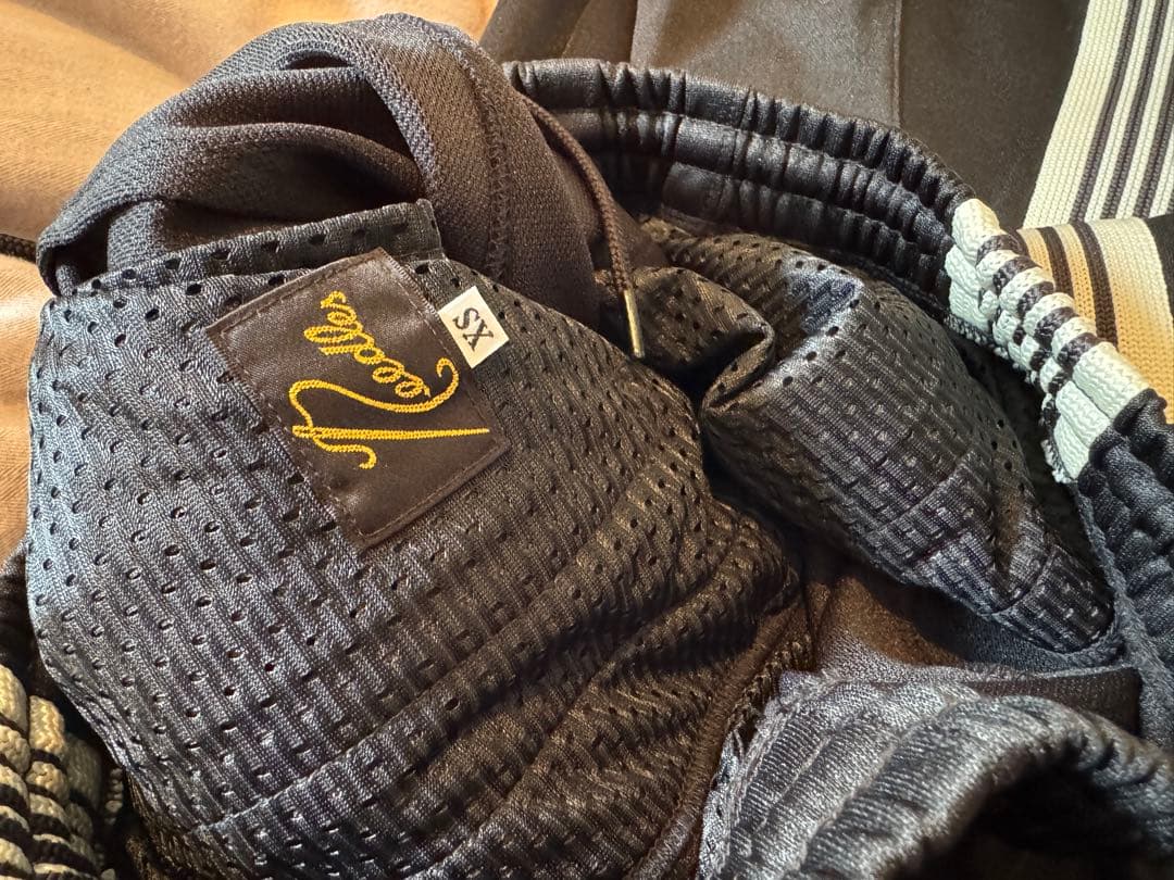 Needles 24ss TW H.D. TRACK PANT 亘つぐみ　黒XS