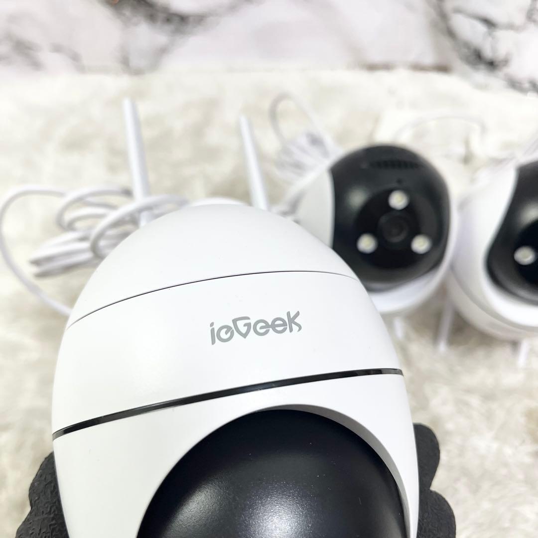 ieGeek ZS-GQ4 防犯カメラ 3台セット WiFi対応 屋外可