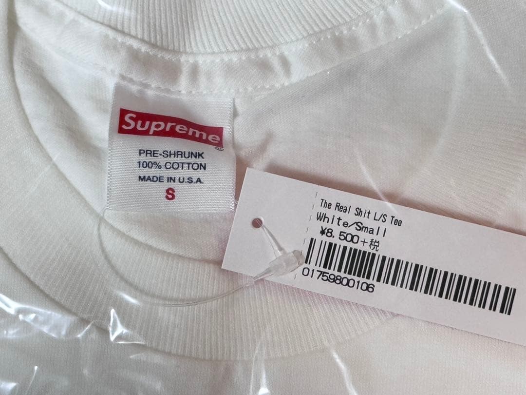 新品未使用 Supreme - The Real Shit L/S Tee