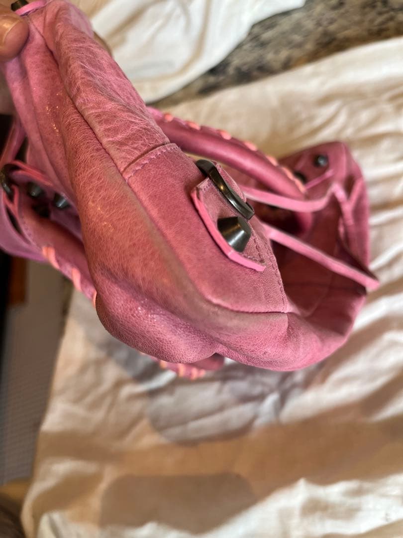 【お値下げ】BALENCIAGA バレンシアガ　ファースト　バッグ ピンク