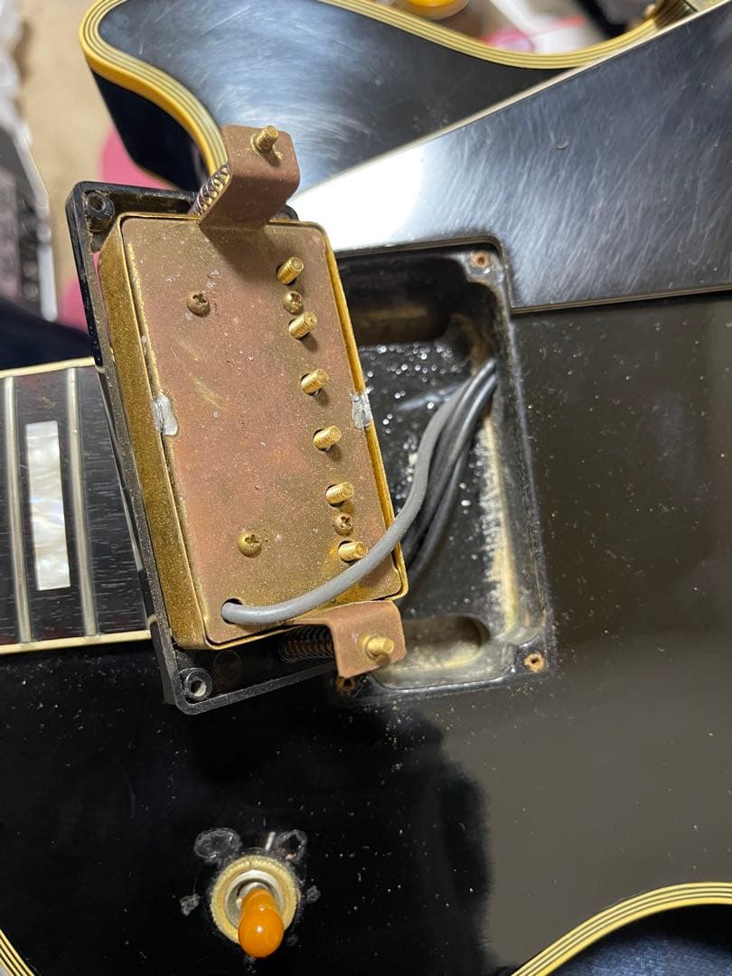 日本製 Burny バーニー レスポールカスタムタイプ エレキギター ジャンク