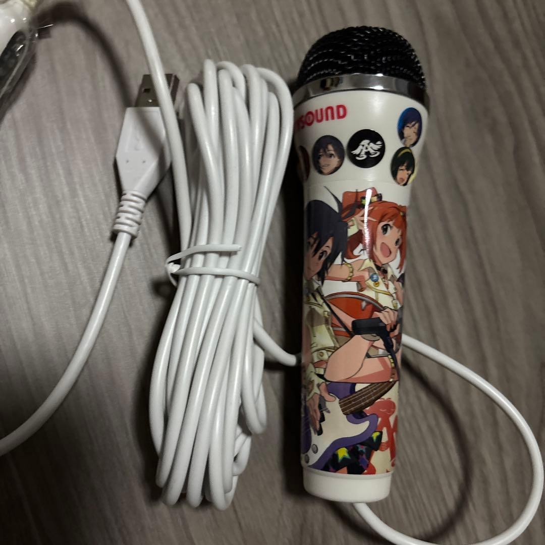 アイドルマスター　シール貼り付け済USB接続マイク　マイク