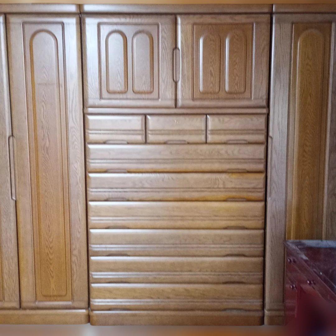 こだわりの木製ナチュラルウッド箪笥 引き出しが充実