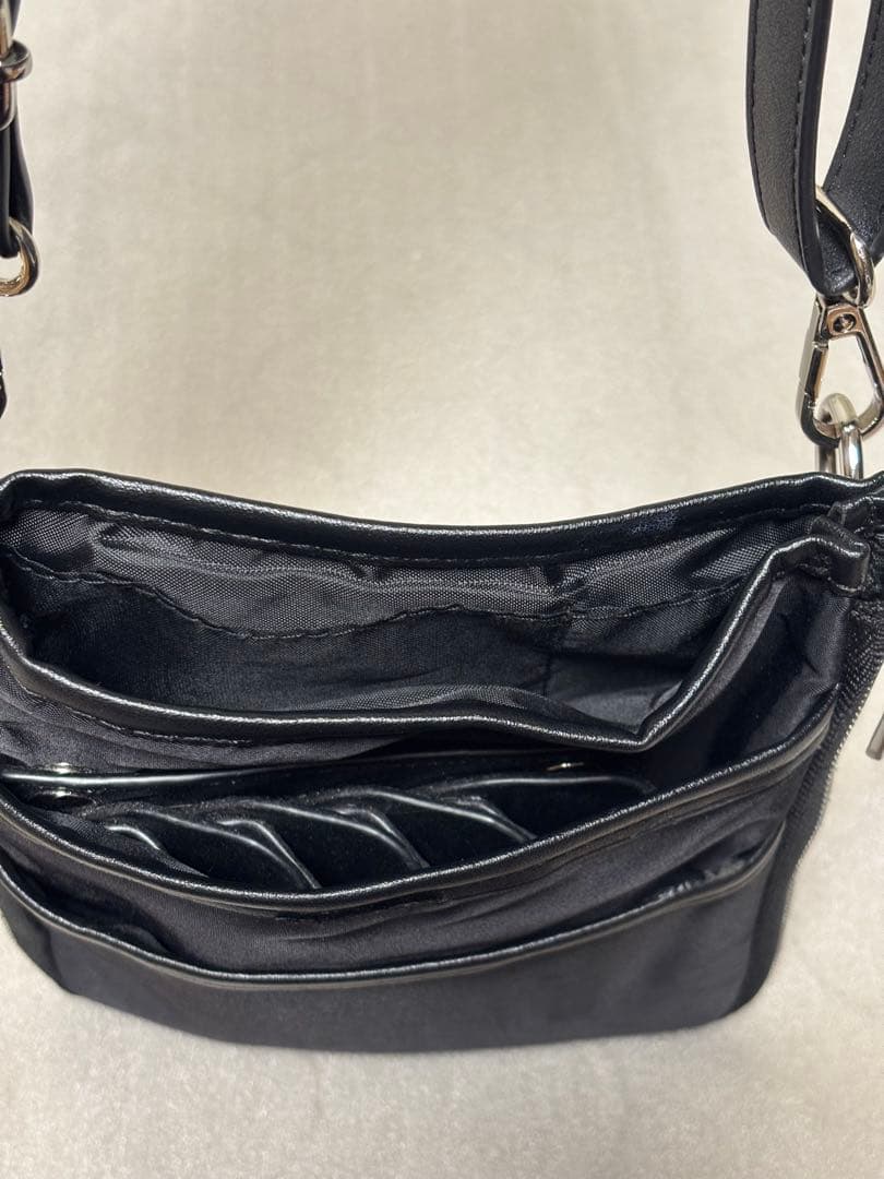 【ABBEY】オリジナル コラボ ナイロンシザーケース ブラック ロゴなし