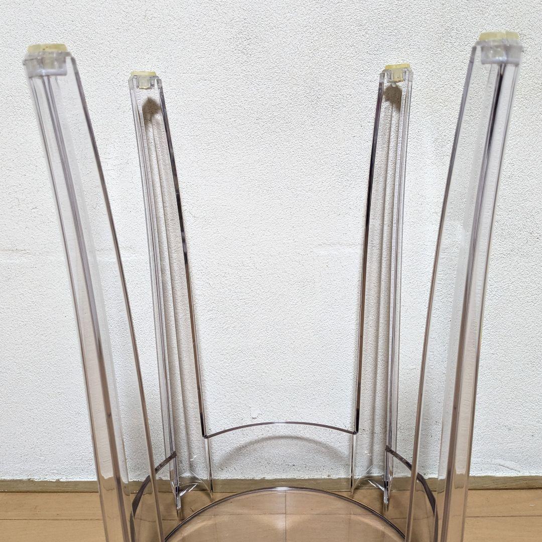 極美品 Kartell カルテル チャールズゴーストロー クリスタル スツール