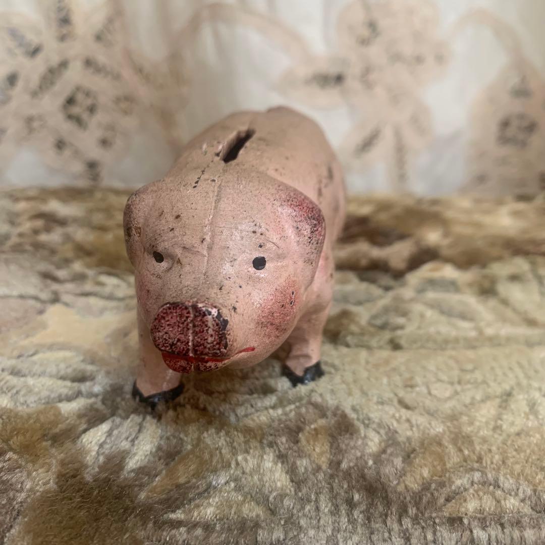 豚の貯金箱 オブジェ ヴィンテージ 雑貨　ドイツのおもちゃ