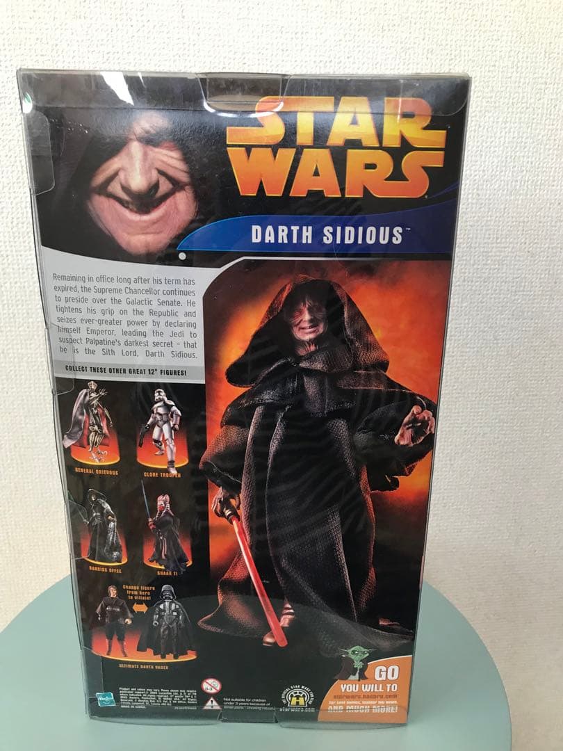 スターウォーズ　ハズブロ　ダース・シディアス　12インチフィギュア