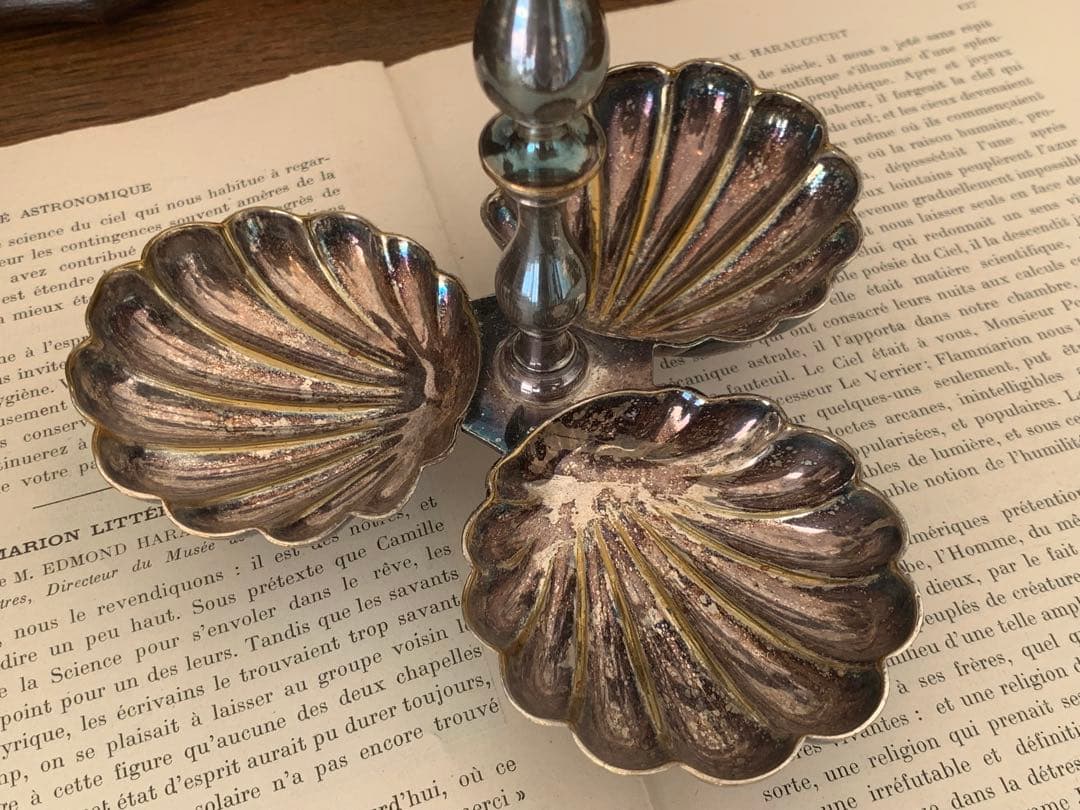 フランス　蚤の市　キャンドルスタンド　ブロカント