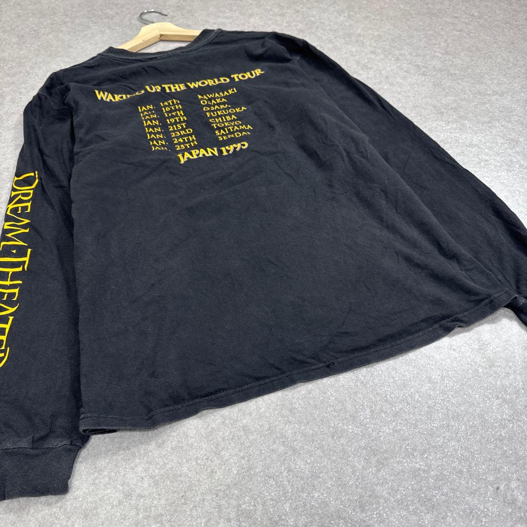 希少 90s DREAM THEATER バンド ロングTシャツ 当時物 L